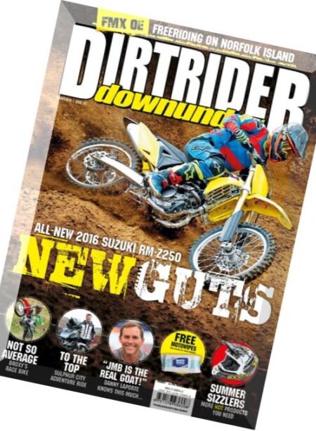 Dirt Rider Downunder – March 2016 Cover