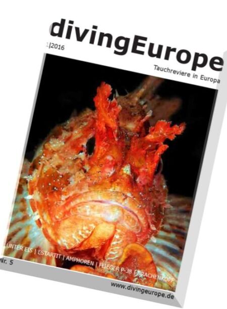 Diving Europe – Nr. 1, 2016 Cover