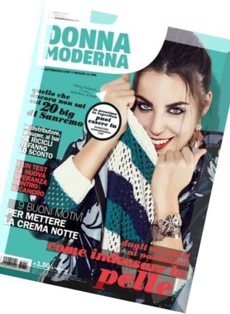 Donna Moderna – 9 Febbraio 2016 Cover