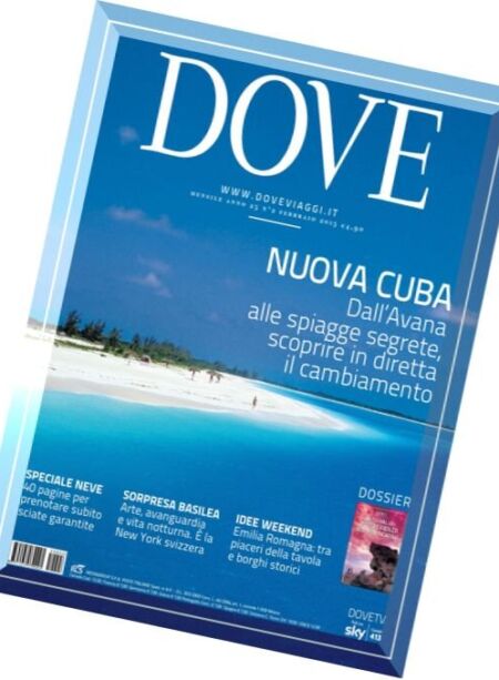 Dove – Febbraio 2016 Cover