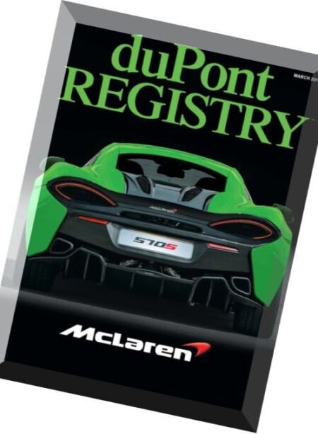 duPont REGISTRY – March 2016 Cover