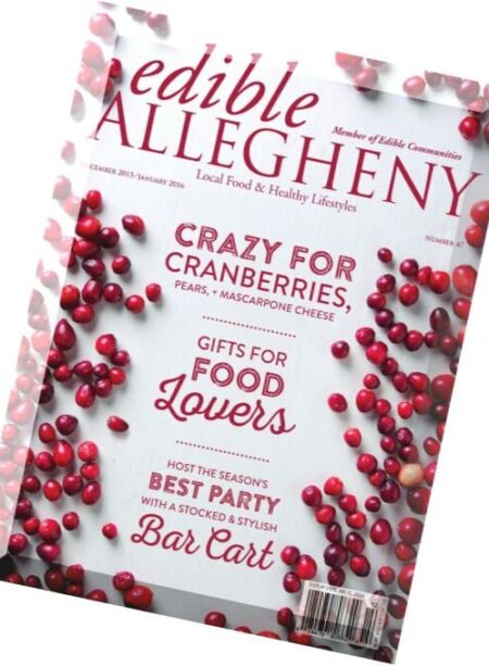 Edible Allegheny – December 2015-January 2016 Cover