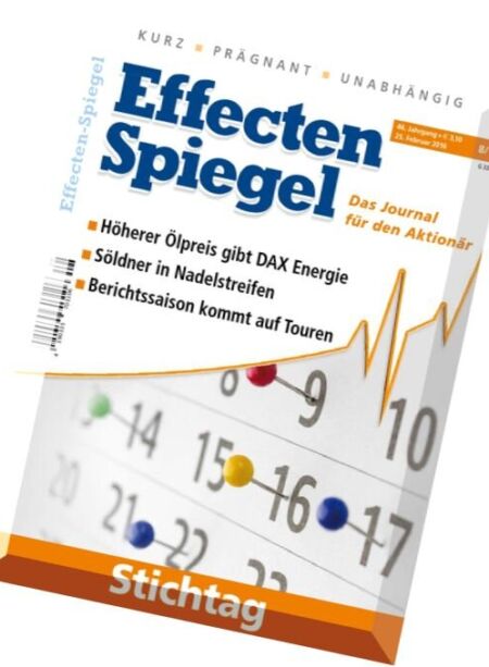 Effecten Spiegel – 25 Februar 2016 Cover