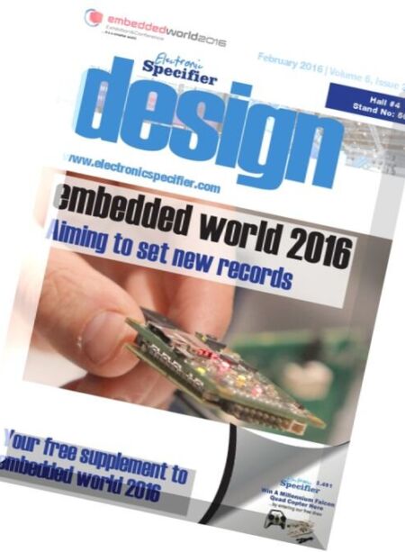 Electronic Specifier Design – February 2016 Cover