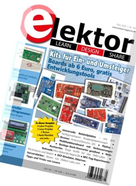 elektor Germany – Marz 2016 Cover