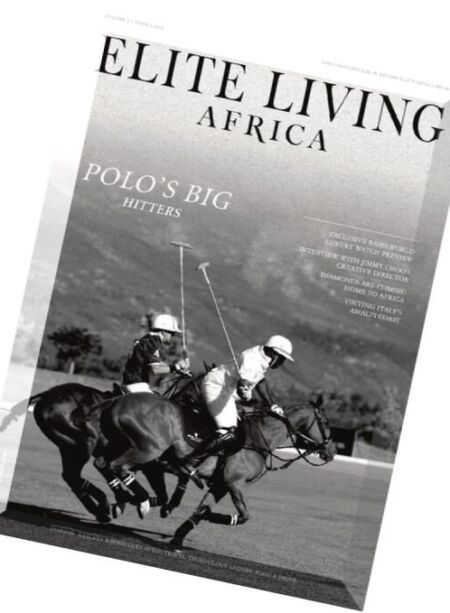 Elite Living Africa – Issue 1, 2016 Cover