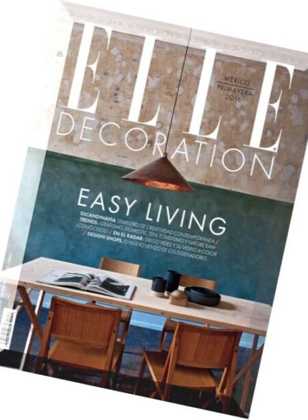 ELLE Decoration Mexico – Primavera 2016 Cover