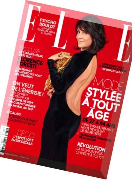 Elle France – 19 Fevrier 2016 Cover
