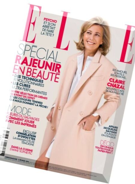 Elle France – 5 Fevrier 2016 Cover