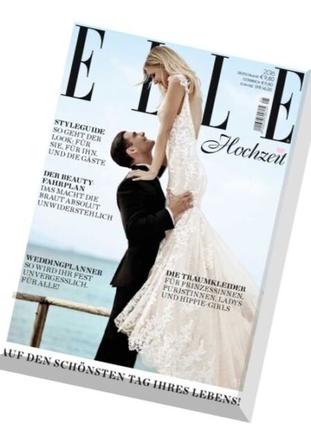 ELLE Germany – Hochzeit 2016 Cover