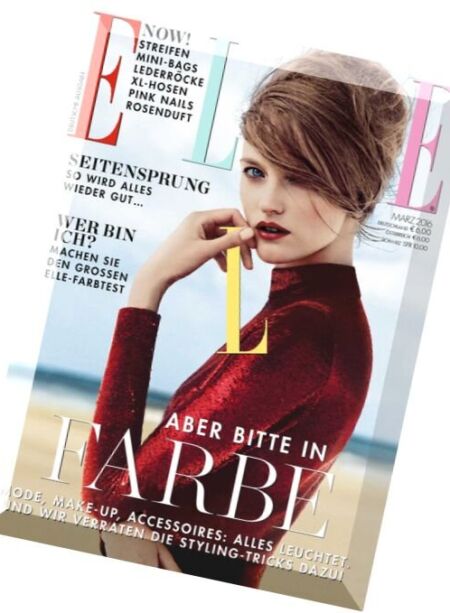 Elle Germany – Marz 2016 Cover