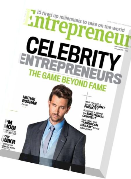 Entrepreneur Magazine – February 2016 Cover