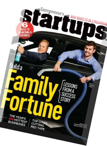Entrepreneur USA – Startups Spring 2016 Cover
