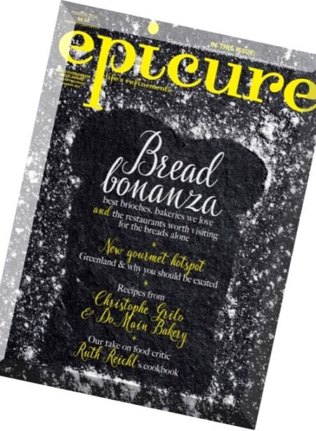 epicure – March 2016 Cover