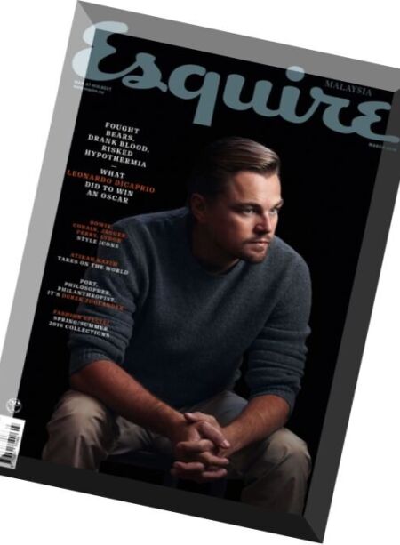Esquire Malaysia – March 2016 Cover