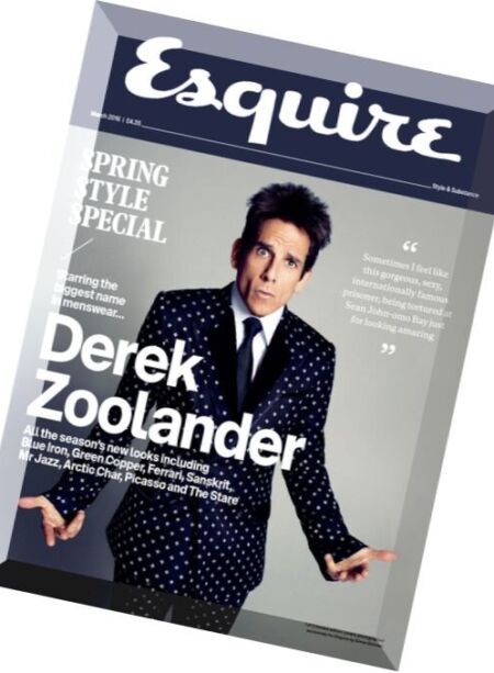 Esquire UK – March 2016 Cover