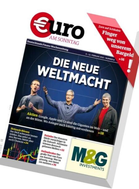 Euro am Sonntag – 6-12 Februar 2016 Cover