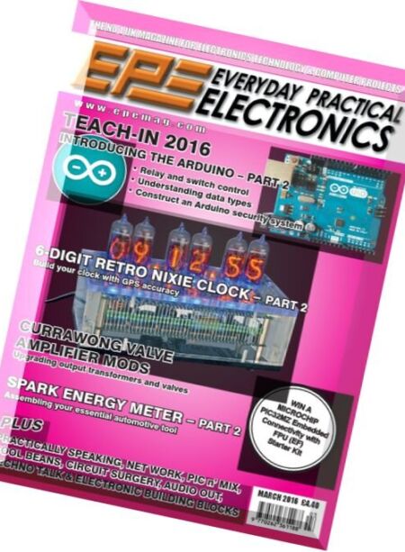 Everyday Practical Electronics – March 2016 Cover
