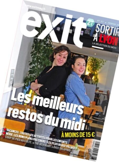 Exit Mag – Fevrier 2016 Cover