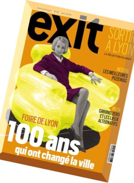 Exit Mag – Mars 2016 Cover