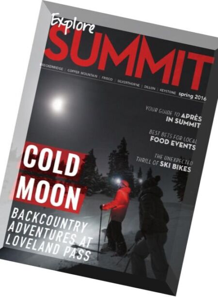 Explore Summit – Spring 2016 Cover