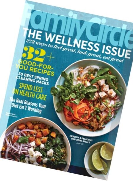 Family Circle – March 2016 Cover