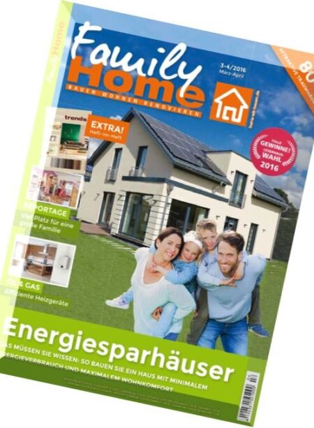 Family Home – Marz-April 2016 Cover