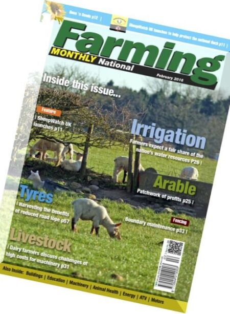 Farming Monthly National – February 2016 Cover