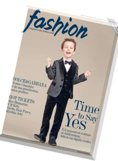Fashion Magazine – 20 Gennaio 2016 Cover