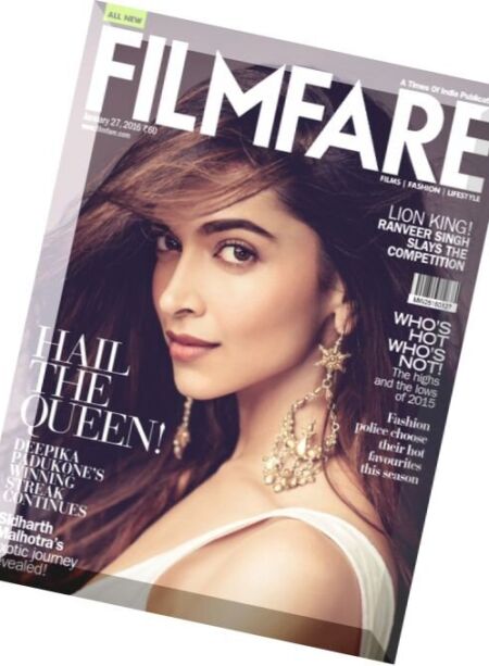 Filmfare – 27 January 2016 Cover