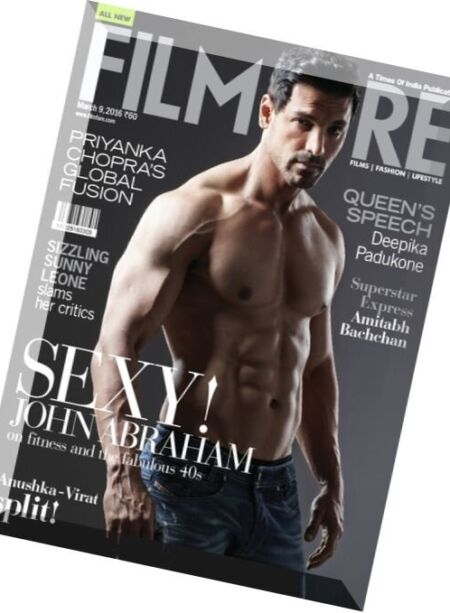 Filmfare – 9 March 2016 Cover