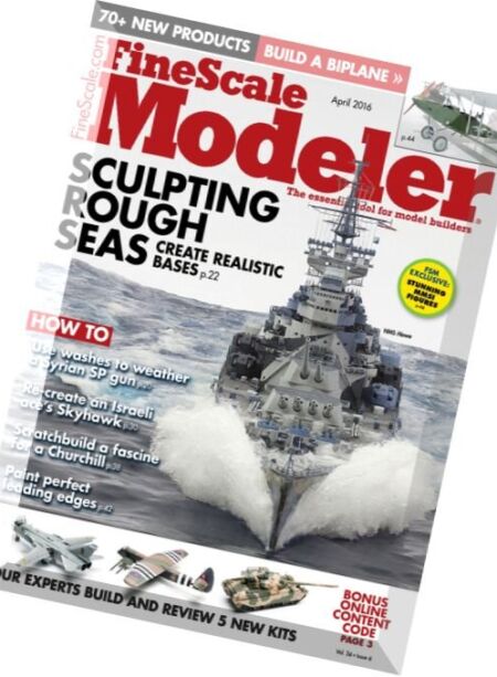 Fine Scale Modeler – April 2016 Cover