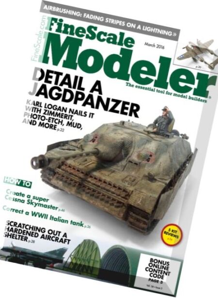 Fine Scale Modeler – March 2016 Cover