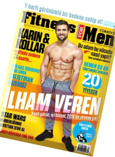 Fitness For Men Turkiye – Ocak 2016 Cover