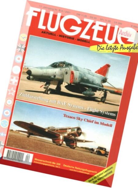 Flugzeug – 2001-04-05 Cover