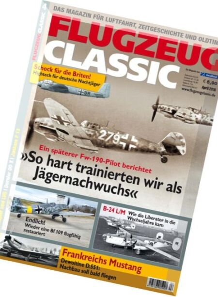 Flugzeug Classic – April 2016 Cover