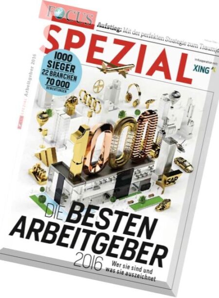 Focus Spezial – Die besten Arbeitgeber 2016 (Februar-Marz 2016) Cover