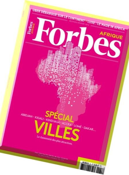 Forbes Afrique – Fevrier 2016 Cover