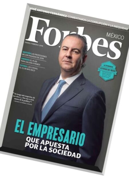 Forbes Mexico – Enero-Febrero 2016 Cover