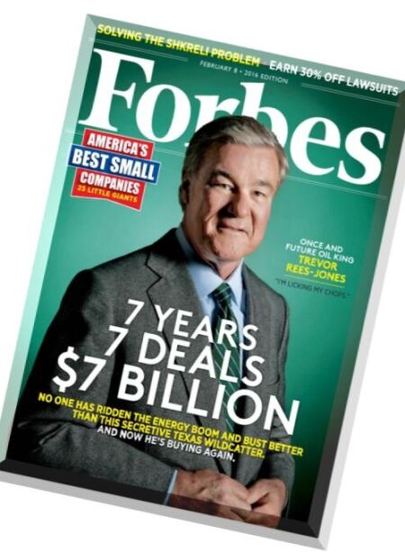 Forbes USA – 8 February 2016 Cover