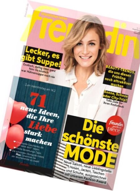 Freundin – 27 Januar 2016 Cover