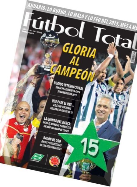 Futbol Total Colombia – Enero 2016 Cover