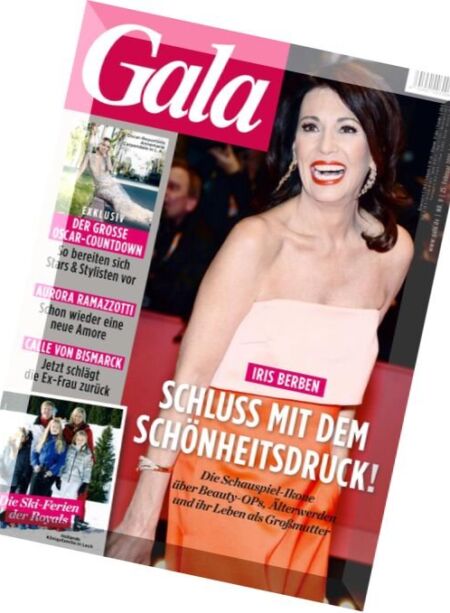 Gala Germany – 25 Februar 2016 Cover