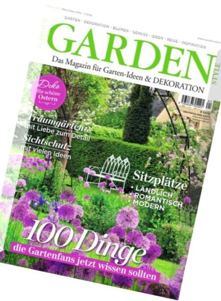 Garden Style Magazin – Marz-Mai 2016 Cover