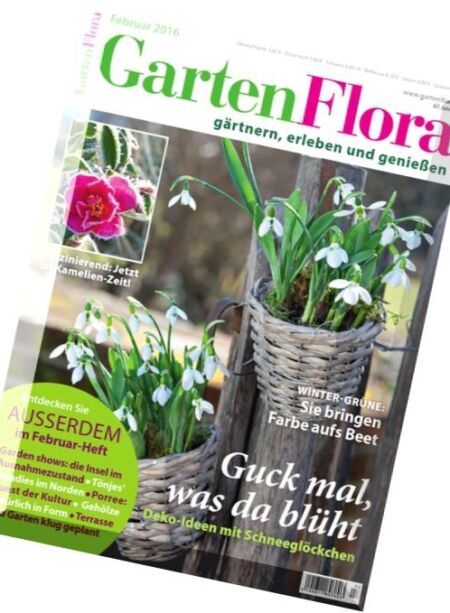 Garten Flora – Februar 2016 Cover