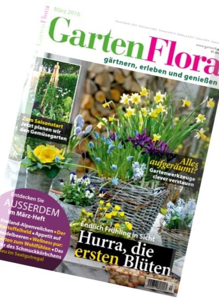 Garten Flora – Marz 2016 Cover