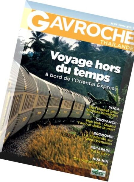 Gavroche – Fevrier 2016 Cover