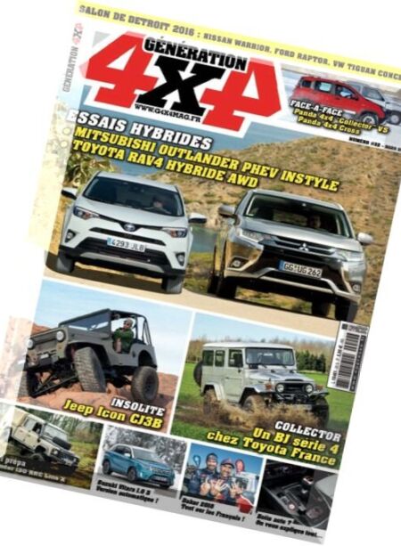 Generation 4×4 – Mars 2016 Cover