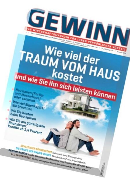 Gewinn – Februar 2016 Cover
