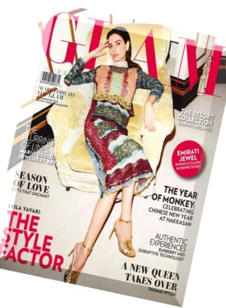 Glam Qatar – January-February 2016 Cover